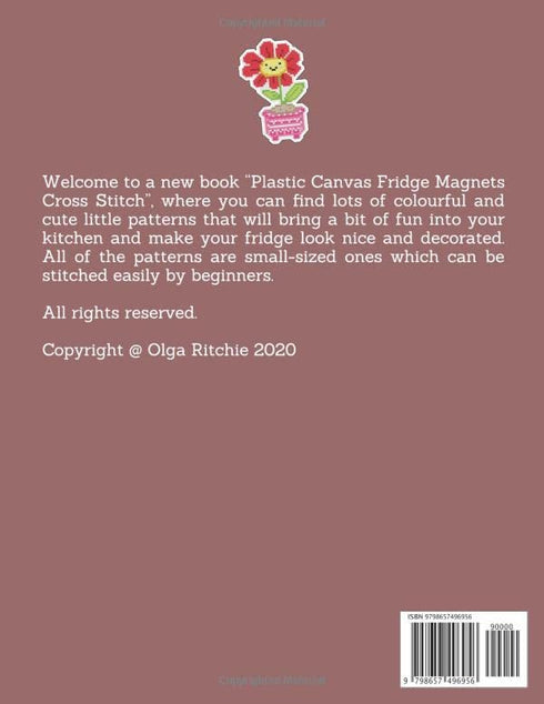 Plastic Canvas Cross Stitch Fridge Magnets: Embroidery Patterns (Cross Stitch Patterns)...