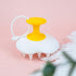 Scalp Massager Hair Growth, Hair Shower Brush for Dandruff Removal,Oil Brush for Hair,Wet and Dry Hair Detangler (White & Yellow)...