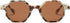 Freckles Mark Retro Hexagon Sunglasses for Men Women Vintage Small Square Glasses...