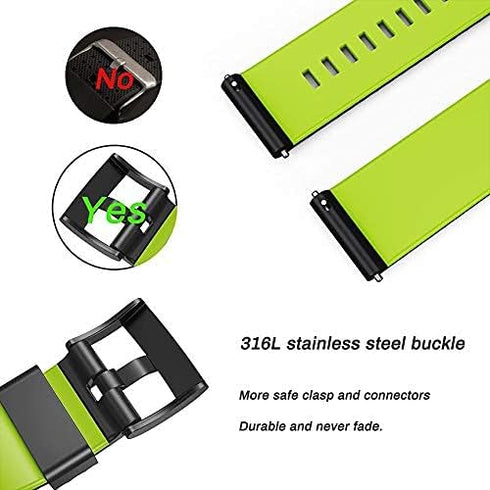 NotoCity Soft Silicone Band Compatible with Suunto 7/Suunto 9 Replacement Wristband for Men and Women Sports Watch Strap for Suunto 7/Suunto 9 Bar...