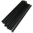 TrendBox Pack of 50 Black 7mmx200mm - Hot Melt Glue Sticks Strips Melting Adhesive for Handmade Craft DIY Home Office Project Craftwork Fix & Repa...
