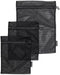 Brabantia 3-Pack Mesh Zip Up Laundry Bags (Black) for Washing Machine Delicates, Face Masks, Socks, Bras (1 x Medium, 2 x Small) Organizer, Travel...