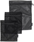 Brabantia 3-Pack Mesh Zip Up Laundry Bags (Black) for Washing Machine Delicates, Face Masks, Socks, Bras (1 x Medium, 2 x Small) Organizer, Travel...
