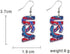 9 Pairs 4th of July Patriotic Earrings Set Cute Gnome Heart Star American Flags Animals Independence Day Acrylic Drop Dangle Earrings Memorial Day...