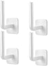 Hat Racks for Baseball Caps (4-Pack),Hat Rack for Wall Hat Organizer?No Drilling Strong Hat Holder? Adhesive Hat Hooks for Wall,Hat Holder Storage...