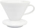 Pour Over Coffee Maker, Single Cup Coffee Dripper, Manual Porcelain Slow Brewing Accessories for Travel, Camping, Office, Home, Cafe, Coffee Gifts...