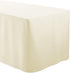 6 Feet (L x W: 72"x30") Rectangle Fitted Tablecloth for Wedding Party Banquet,Polyester Cloth Fabric Cover, Ivory...