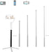 CAPART 51inch Extendable Selfie Stick for DJI OSMO Mobile 6 OM4 SE OSMO Action 4 3 Pocket 3 2, Insta360 Insta360 One X2 X3 One GO 3 2, Go Pro 11 1...