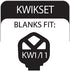 Key Shapes - Buddha Kwikset...