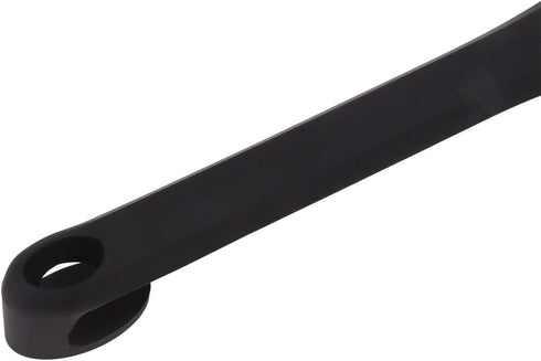 Home Shower Squeegee, Portable Hook Silicone Brush Head Glass Wiper Two Sided for Kitchen (Black)...