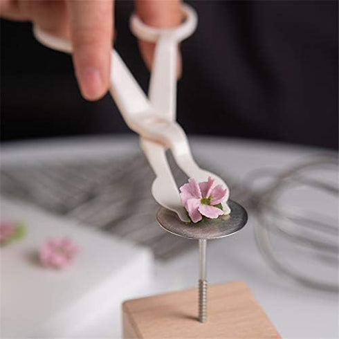 6PCS Cake Flower Nail and Flower Lifters Set, Stainless Steel Cake Cupcake Decor Baking Tools for Icing Flowers Decoration (4 Sizes)...