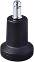 AAGUT High Profile Bell Glides Replacement for Office Chair, 7/16" x 7/8", Fixed Stationary Caster Wheel Glide, Matte Black Finish,Office Chair Wh...