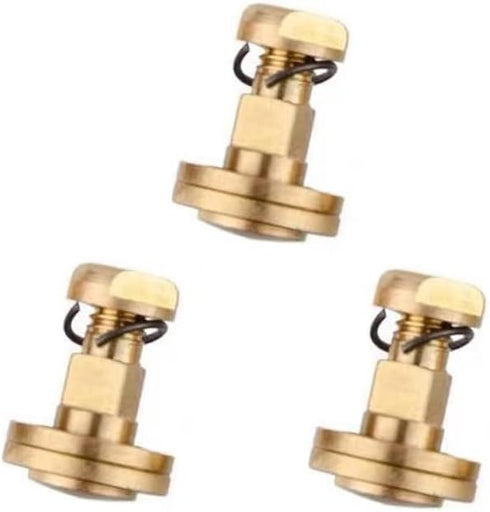 3 Pack Sewing Scissors Screw Replacement Ajustment Clip Copper Center Axis Tension Screws Suitable for 8/9 inch Garment Costume Tailor Scissor She...