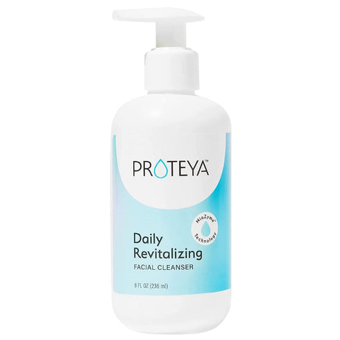Daily Revitalizing Facial Cleanser – Daily Gentle Moisturizing Facial Cleanser for Dry Skin – Niacinamide – Dermatologist-Tested – 8oz...