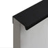 LC LICTOP 80mm/3.15" Black Modern Style Finger Edge Tab Pull Handle Door Knobs Drawer Pulls Aluminum Matte (2Pcs)...