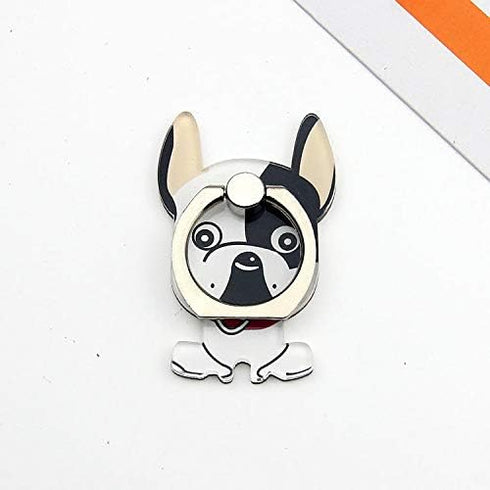 4-Pcs Phone Ring Holder Stand, Cute Animal Dogs Cats Butterfly Ring Stand 360 Rotation Finger Ring Grip Kickstand for Cellphones and Tablets (Dogs...