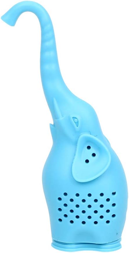 Tvoip 3Pcs Tea Infuser Cute Small Elephant Silicone Tea Strainer Coffee Loose Leaf Strainer Bag Mug Filter Diffuser Tea Accessories...