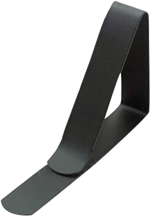 Stainless Steel Tablecloth Clips Adjustable for 1.5 inch Thick Table Angle Clamps Table Cloth Holders (8, Black, one Size)...