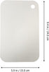 DOITOOL Cutting Boards for Kitchen, Stainless Steel Cutting Board Square Modern Chopping Block Fruit Cutting Block for Home Kitchen (9.44x5.9inch)...