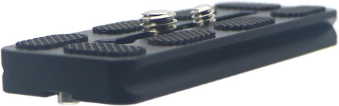 120mm Universal Quick Release QR Plate with 1/4" and 3/8" Mounting Screw for Tripod Mount Ball Head DSLR Camera Arca Swiss Compatible...