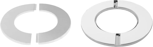 Stainless Steel Wall Split Flange, SAFYY Self Adhesive Split Pipe Flange, Round Escutcheon Plate Floor and Ceiling Plate Cover Split Flange, Suita...