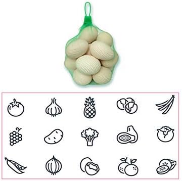 Reusable Produce Bags 15 inch mesh Storage Bags Comes with Loop-Style Closures for Grocery Shopping & Storage of Fruit Vegetable seadfood & Garden...