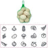 Reusable Produce Bags 15 inch mesh Storage Bags Comes with Loop-Style Closures for Grocery Shopping & Storage of Fruit Vegetable seadfood & Garden...