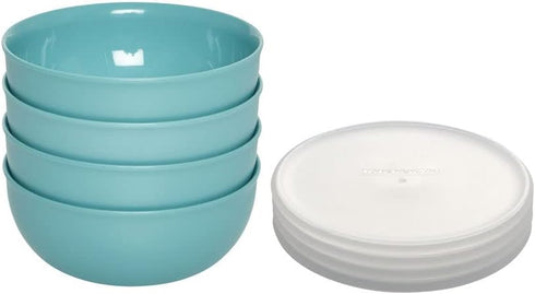 KitchenAid Plastic Pinch Bowls with Lids, Set Of 4...