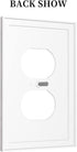 Tropical Summer Beach Sunset 1 Gang Outlet Covers Duplex Receptacle Wall Plate Decorative Electrical Faceplate Lightswitches for Bathroom Bedroom ...