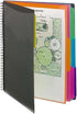 Smead 12 Pocket Poly Project Organizer, Letter Size, 1/3-Cut Tab, Gray with Bright Colors (89207)...