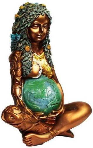 Mother Earth Statue, Fertility Nature Gaia Goddess Statue, Wiccan Altar Table Supplies...