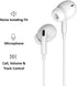 Kamon K531 Wired Earphones, 3.5mm Jack in-Ear Earbud Headphones with Mic, HiFi Stereo Powerful Bass Crystal Clear Audio...