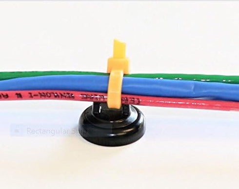 Mag Daddy Magnetic Cable Tie Mount - Small (10, White)...