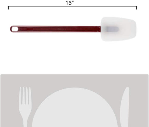 Update International Silicone Spoon Shaped Scraper 16 Inch RSP-16HR...