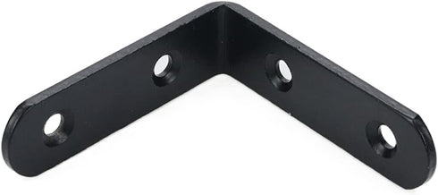 Corner Brace 2.56" x 2.56" L Brackets Black Right Angle Bracket 90 Degree Bracket -4pcs...