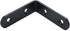 Corner Brace 2.56" x 2.56" L Brackets Black Right Angle Bracket 90 Degree Bracket -4pcs...