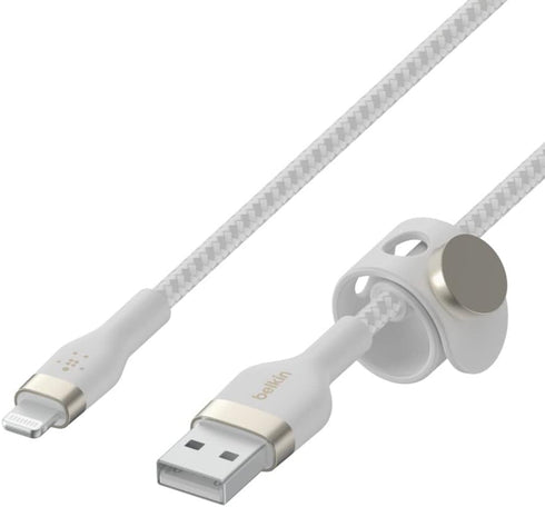 Belkin BoostCharge Pro Flex Braided USB Type A to Lightning Cable (3M/10FT), MFi Certified Charging Cable for iPhone 14, 13, 12, 11, Pro, Max, Min...