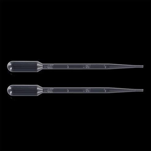 50 Clear glass Dropper Bottle 1/3/5ML Essential Oil dropper Bottle and Measuring Pipette Golden Bottle with Lid Empty tincture Bottle Perfume Cosm...