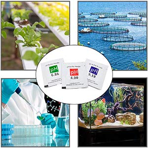 DuvinDD 18 Pack pH Meter Buffer Solution Powder 6.86/4.00/9.18, pH Calibration Solution Packets for Precise PH Meter...