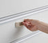 4 PCS Self-Adhesive Push-Pull Assistant Drawer Handle Window Handle Kitchen Bathroom Drawer Handle Cabinet Door Handle(Grey and Khaki)...