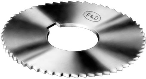 F&D Tool Company 15589-J236 Jeweler's Slotting Saws, High Speed Steel, 6" Diameter, 0.035" Width, 1" Hole Size, 18 Teeth per Inch, 340 Teeth per S...