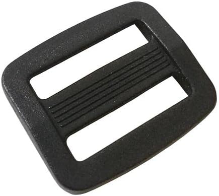 30 Pcs 3/4 Inch Black Plastic Tri-Glide Slides Button Adjustable Webbing Triglides Slider Buckle for Belt Backpack and Bags (3/4" 20mm)...