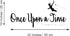 Once Upon a Time Nursery Wall Quotes Decals Vinyl Lettering for Kids Room Decoration Graphic Motto Art Letters...