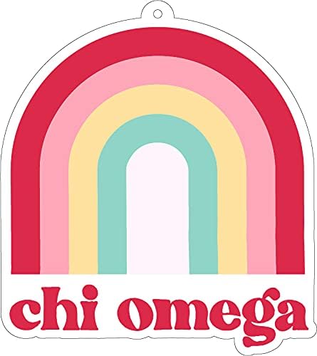 Chi Omega - Rainbow Air Freshener - 2/Pack - Flowers & Sunshine Scent...