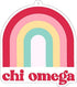 Chi Omega - Rainbow Air Freshener - 2/Pack - Flowers & Sunshine Scent...