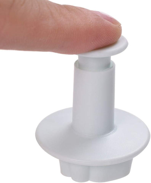 RAYNAG 3 Set Bowknot Plastic Fondant Plunger Cutters Cookie Pie Crust Cutout Molds Clay Cake Decorating Cutter Plungers (9 Pieces)...