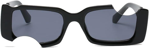 Irregular Small Rectangle Sunglasses Women Vintage Punk Sun Glasses UV Protection by LJCZKA...
