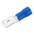Baomain 1/4" Male Quick disconnects Vinyl Insulated Spade Wire Connector Electrical Crimp Terminal 16-14AWG 6.3mm Blue MDD 2-250 Blue (100PCS)...