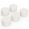 Solid Rubber Stoppers, (5 Pack) 9# White Tapered Lab Seal Rubber Stopper...