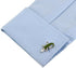 MRCUFF Alligator Gator Green Pair Cufflinks in a Presentation Gift Box & Polishing Cloth...